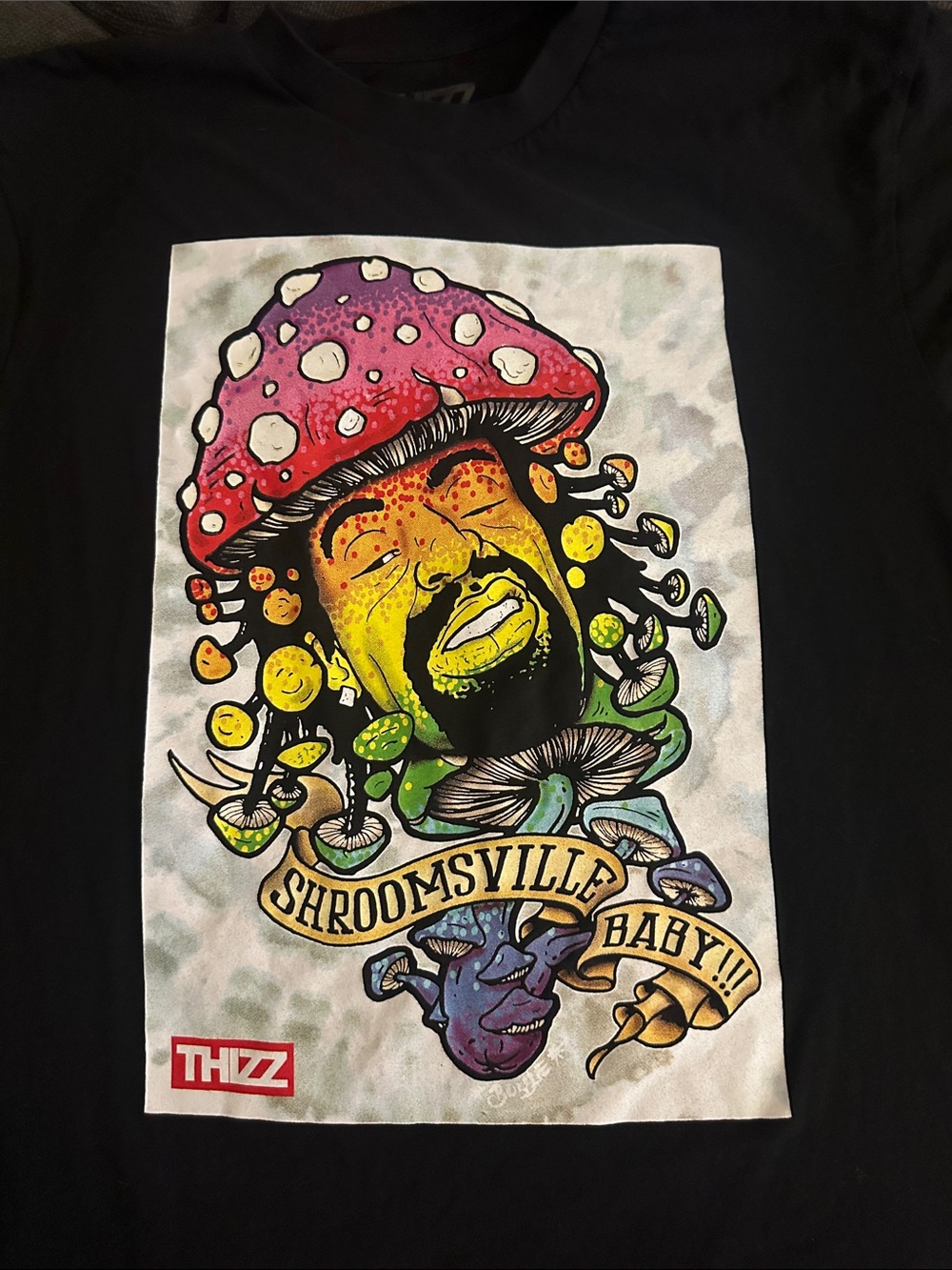 Shroomsville Baby! Graphic Tee - Black